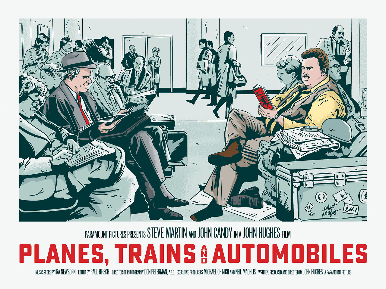 Planes Trains and Automobile fan poster
