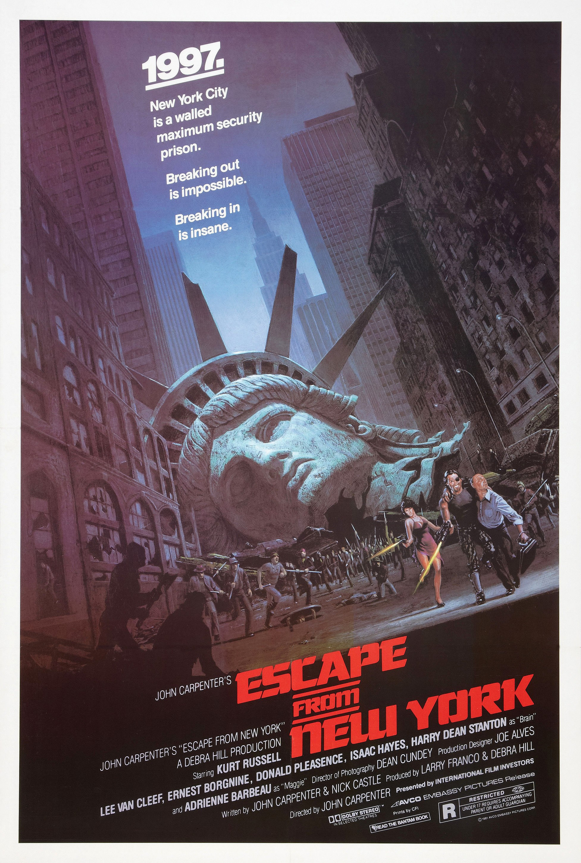 Escape From New York poster