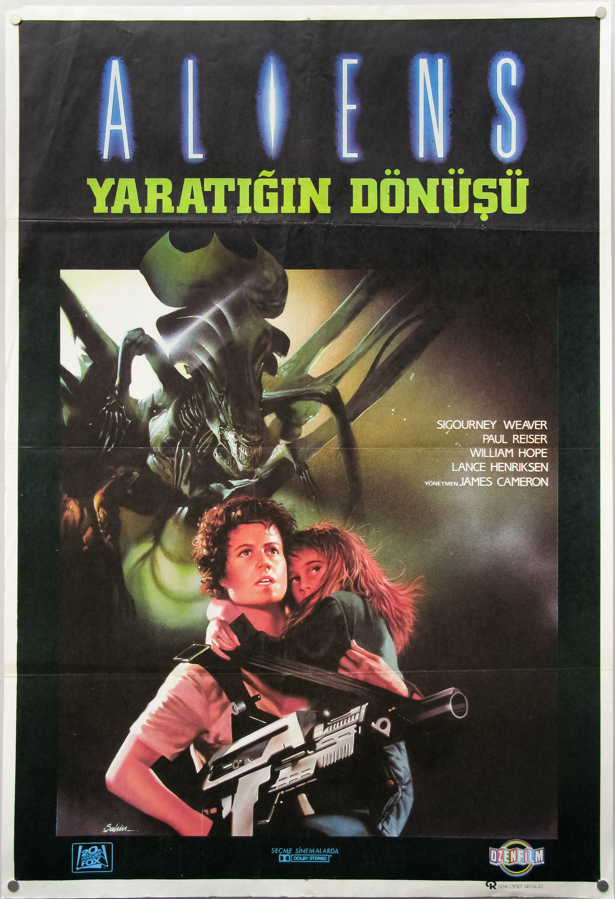 Aliens Turkish poster