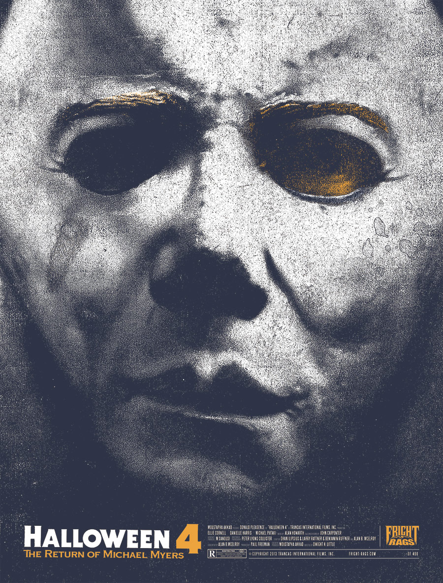 Halloween 4 poster Fright Rags