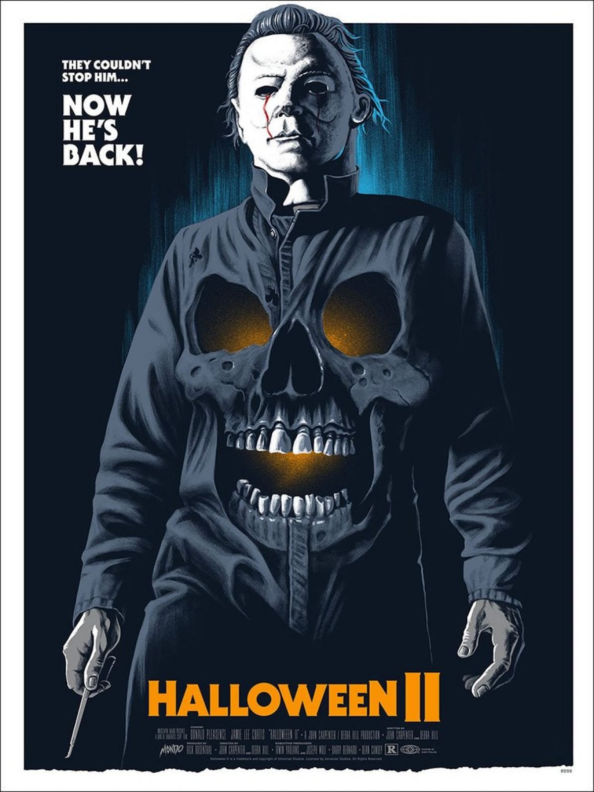 Halloween II poster Gary Pullin