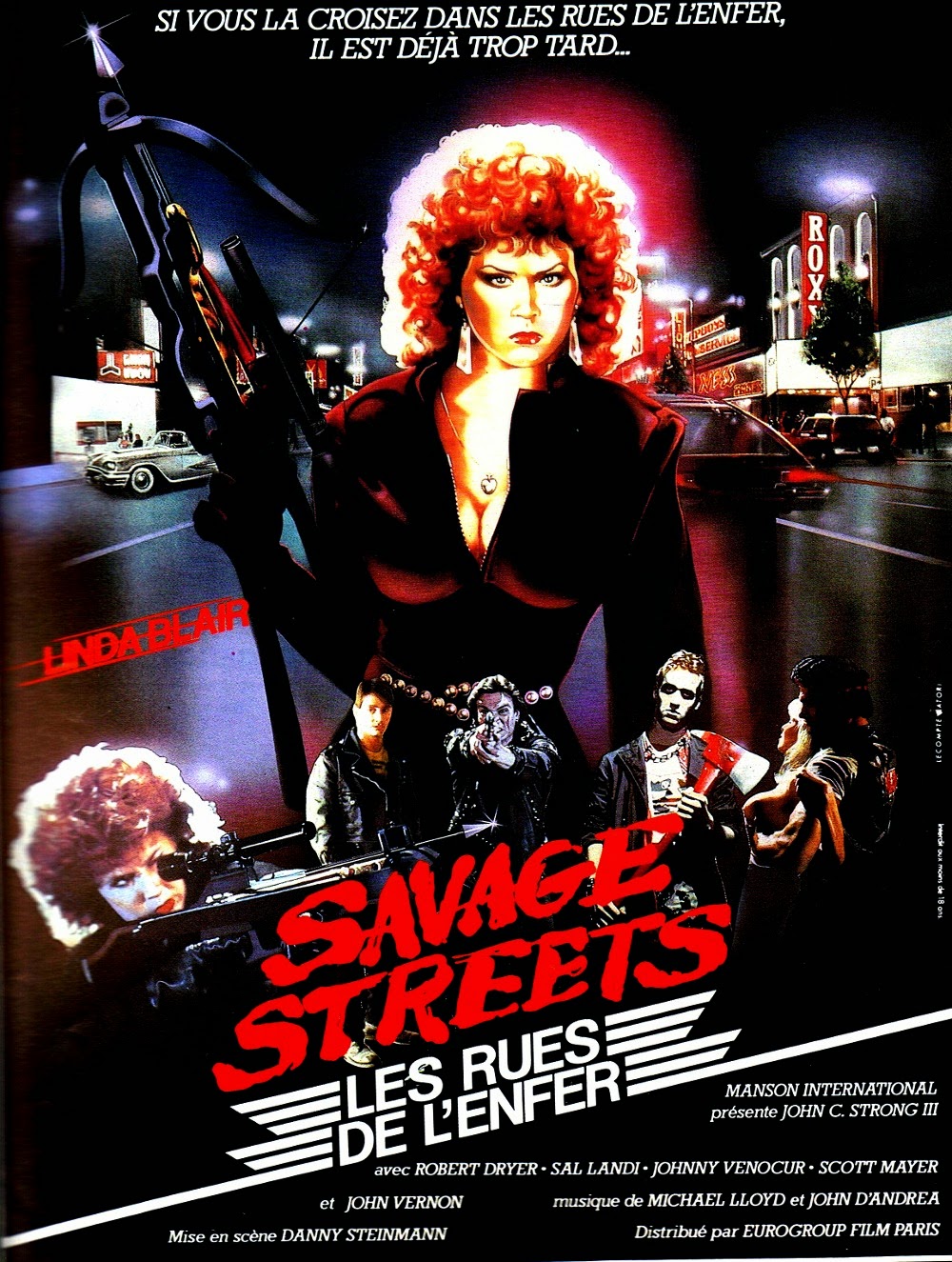 Savage Streets French poster